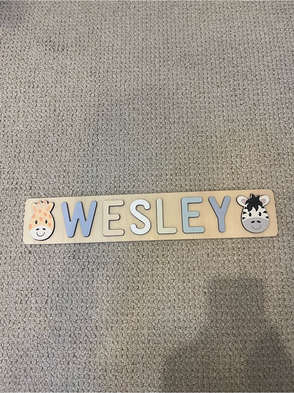 Custom puzzle “Wesley”